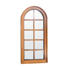America CSA/AAMA/NAMI Certified Solid Wood Window With Arched Top with Grille Design